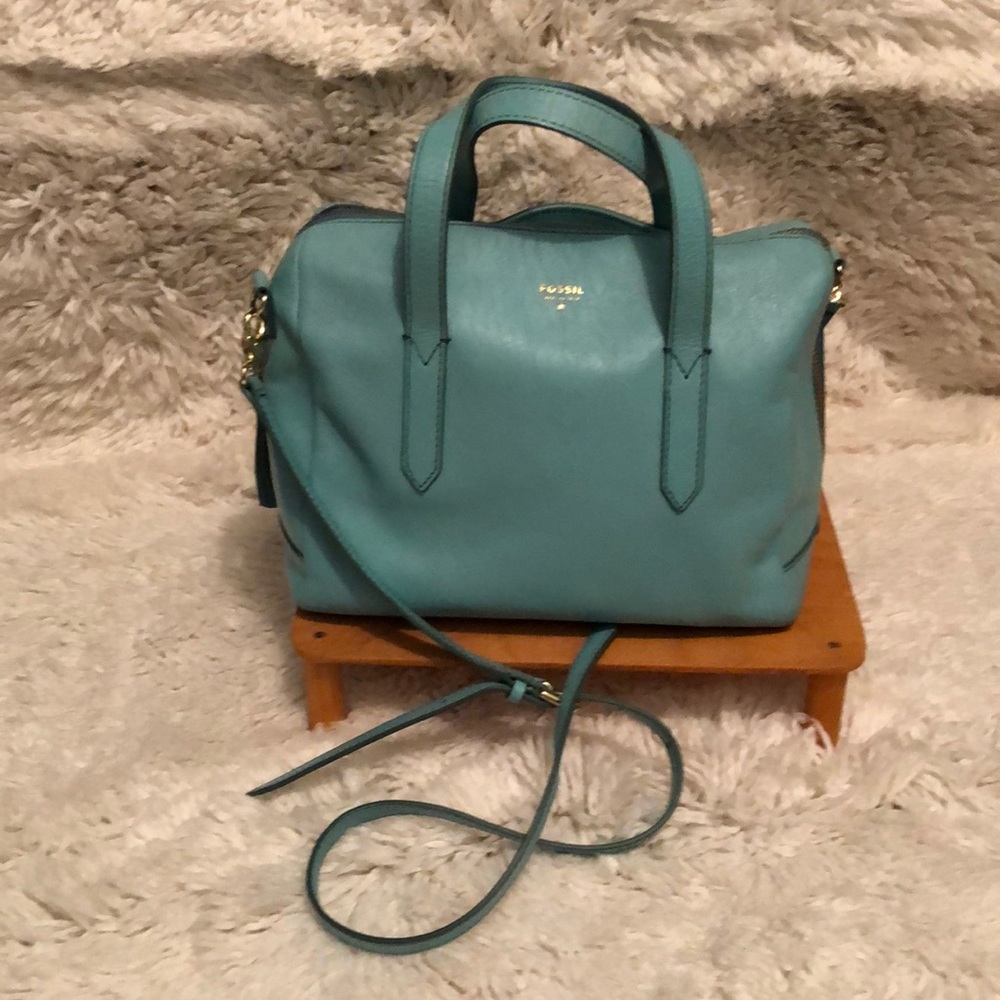 Fossil Sydney satchel crossbody shoulder handbag